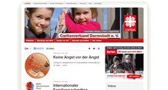 Desktop Screenshot of caritas-darmstadt.de